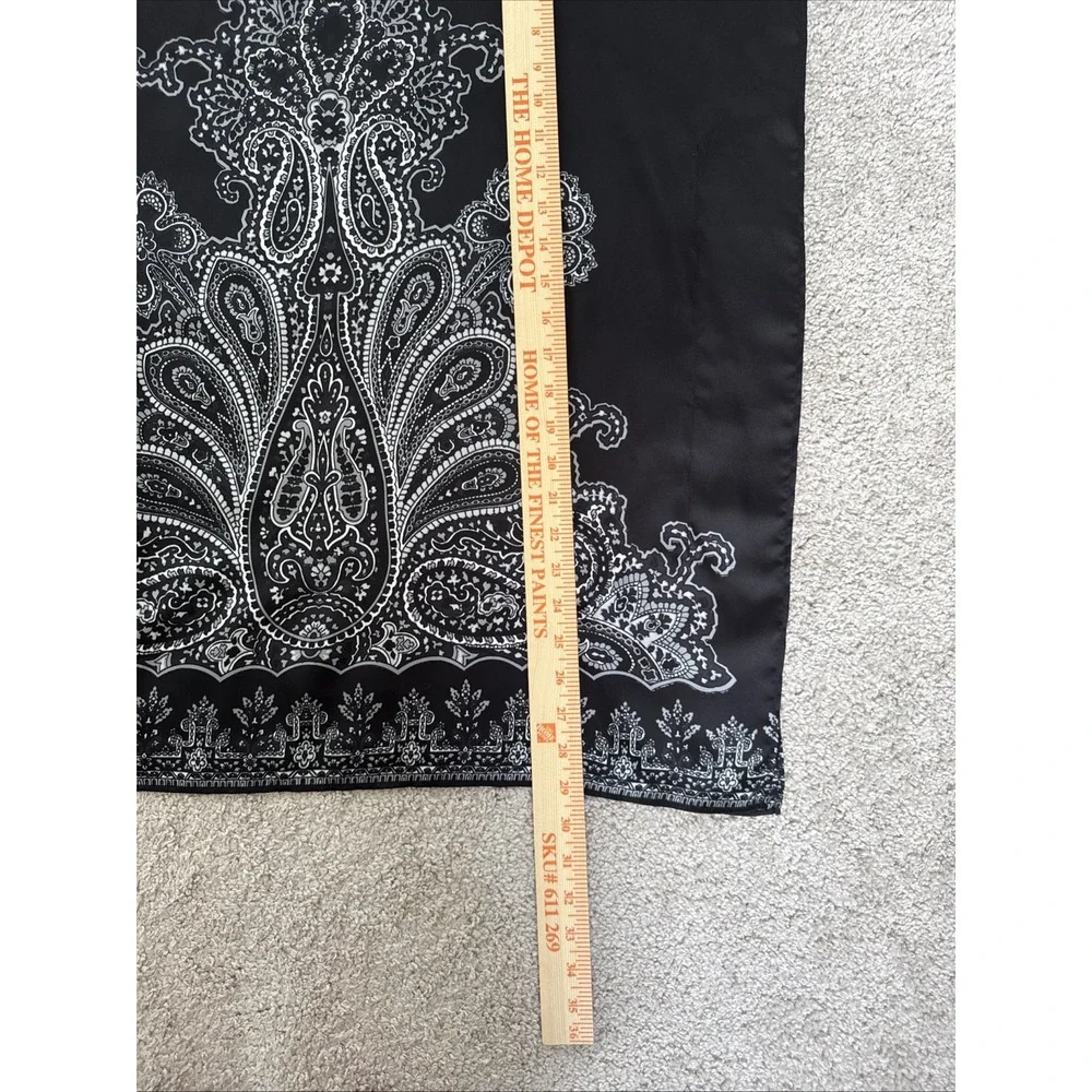 Michael Kors Tunic Bandana Top Black Size‎ S/M Tunic Flowy Paisley